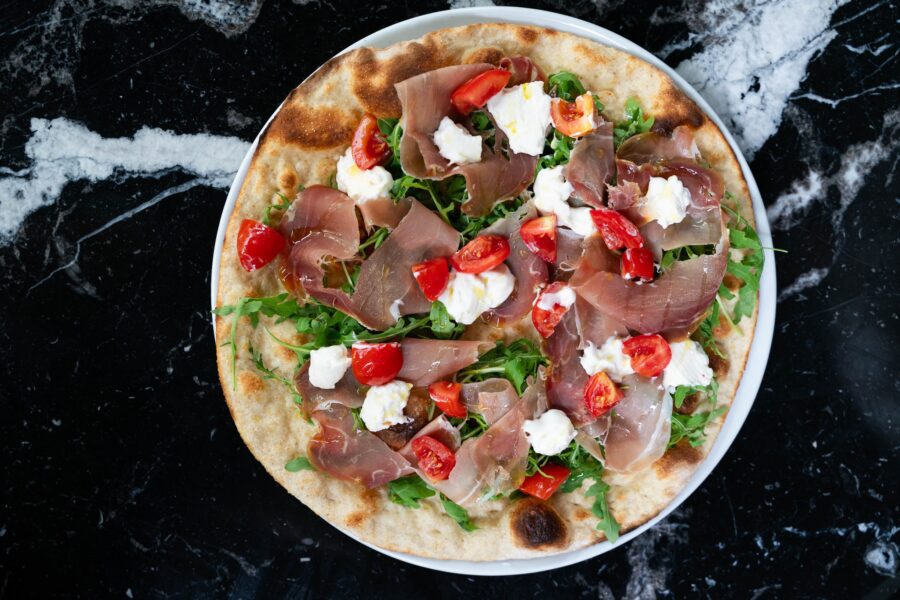 Pizza bianca gourmet